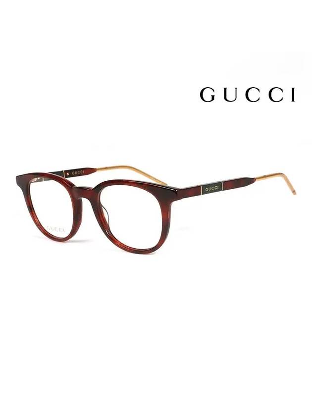 Glasses Frame GG0845O 005 Round Acetate Men Women Glasses - GUCCI - BALAAN.