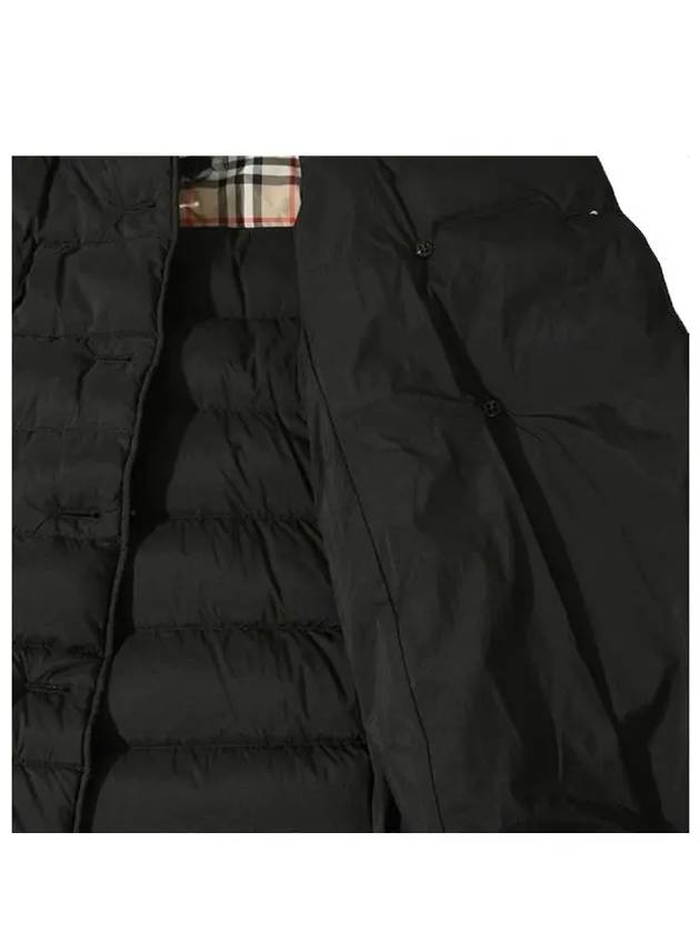 Detachable Hoodie Puffer Coat Padded Black - BURBERRY - BALAAN 8