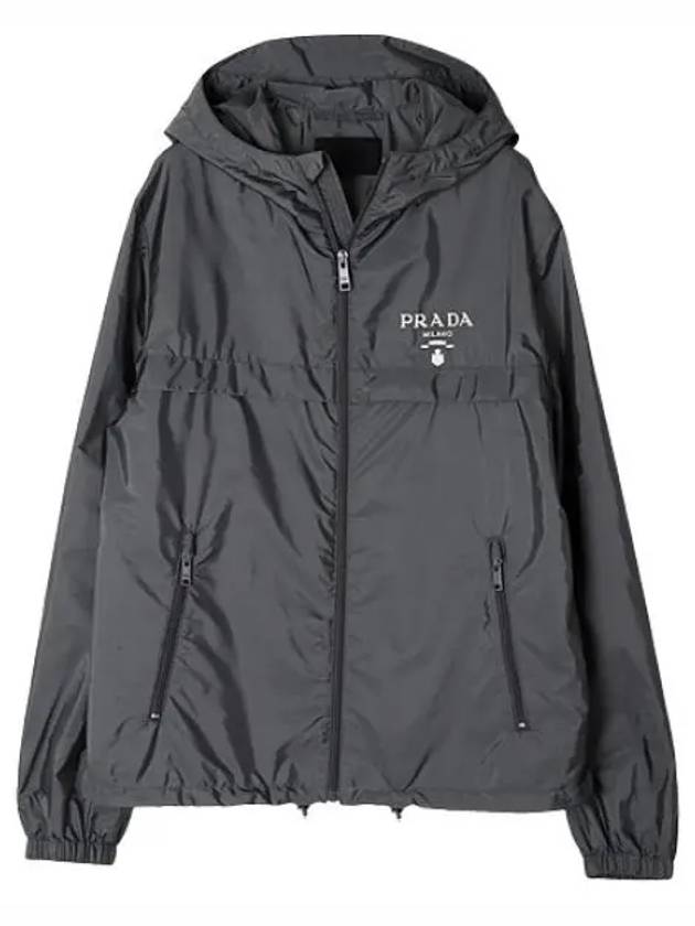 Re nylon hooded blouson jacket men - PRADA - BALAAN 1