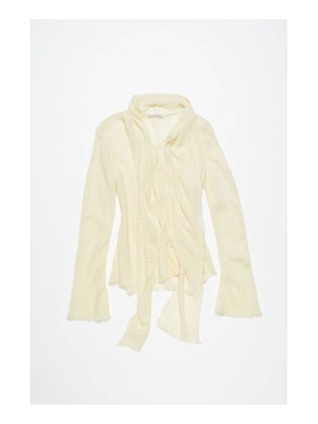 Crepe Scarf Blouse Warm White - ACNE STUDIOS - BALAAN 2