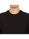 Logo Crew Neck Short Sleeve T-Shirt Black - SALVATORE FERRAGAMO - BALAAN 6