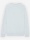 Double Monochrome Fox Head Patch Classic Sweatshirt Light Blue - MAISON KITSUNE - BALAAN 3