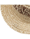 Summer Straw Bucket Hat Almond Milk - GANNI - BALAAN 8