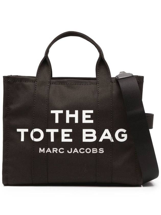 Logo Medium Canvas Tote Bag Black - MARC JACOBS - BALAAN 2