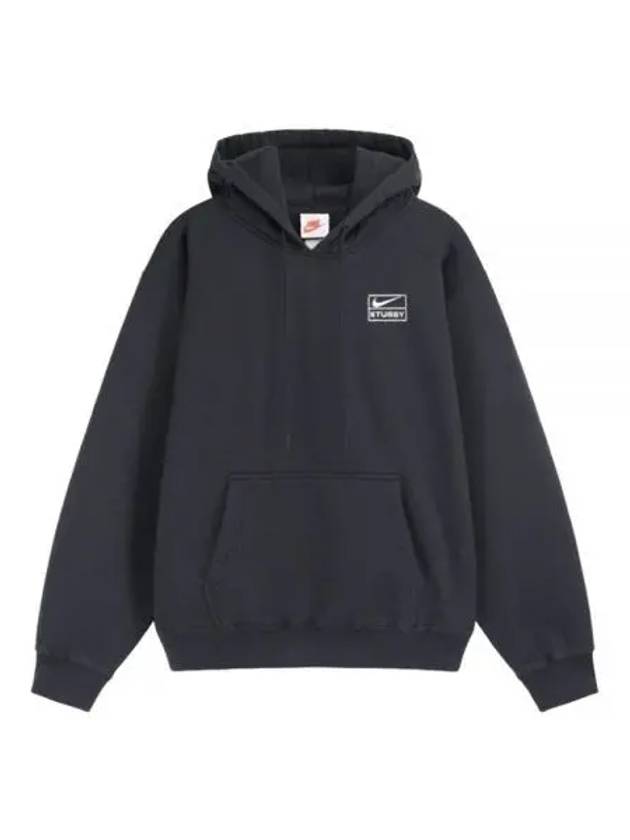 Stussy NRG RA Washed Pullover Hoodie Black - NIKE - BALAAN 2