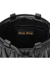 Matelasse Nappa Leather Bucket Bag Black - MIU MIU - BALAAN 9