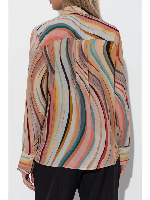 PS Paul Smith Shirt With Silk Finish, Women's, Multicolour - PAUL SMITH - BALAAN 4