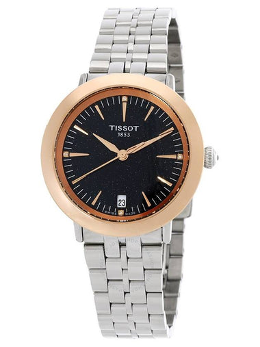 Tissot Glendora Quartz Diamond Blue Dial Ladies Watch T929.210.41.046.00 - TISSOT - BALAAN 1