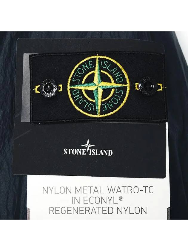 Nylon Metal Windbreaker Navy - STONE ISLAND - BALAAN 5