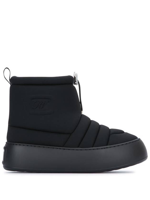 Viv' Up Embossed Logo Quilted Winter Boots Black - ROGER VIVIER - BALAAN 2