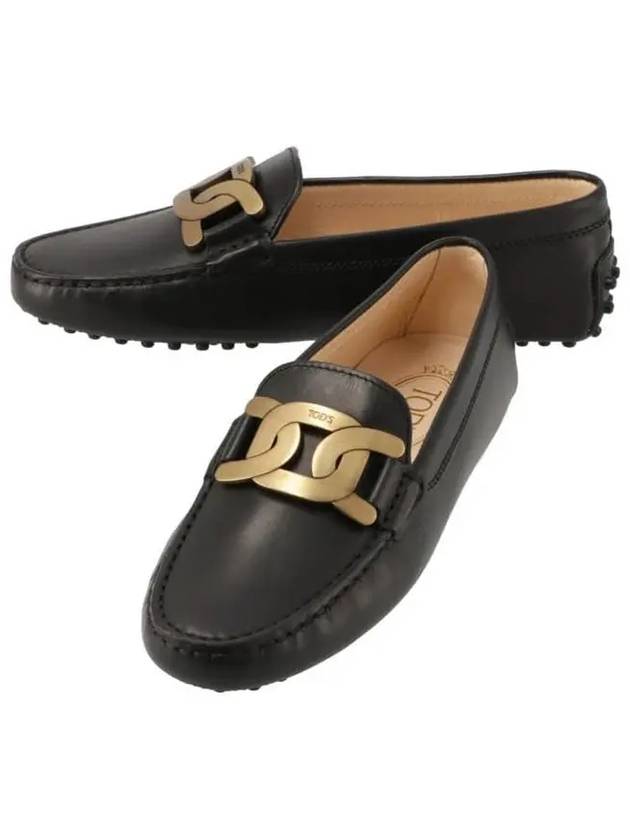 Women's Kate Gommino Leather Driving Shoes Black - TOD'S - BALAAN 2