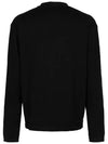 V Neck Cotton Cardigan Black - VIVIENNE WESTWOOD - BALAAN 3