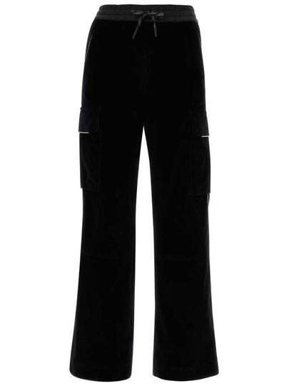 Grenoble corduroy jogging straight pants black - MONCLER - BALAAN 2