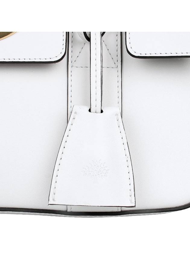 Bayswater Classic Smooth Leather Shoulder Bag White - MULBERRY - BALAAN 7