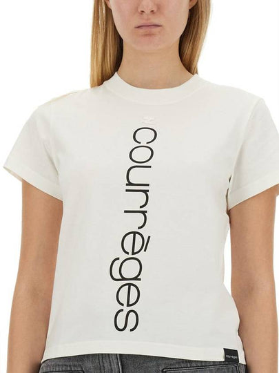 Courrèges T-Shirt With Logo - COURREGES - BALAAN 2