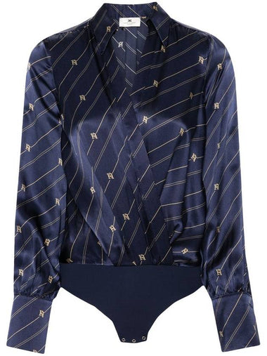 Elisabetta Franchi Silk Printed Bodysuit - ELISABETTA FRANCHI - BALAAN 1