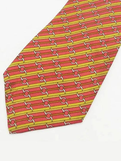 Orange Tie Fashion Accessories - HERMES - BALAAN 2