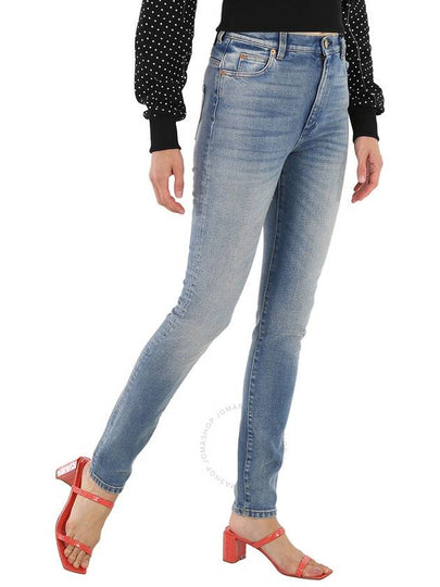 Gucci Ladies Blue Stretch Denim Skinny Pants, Waist Size 24