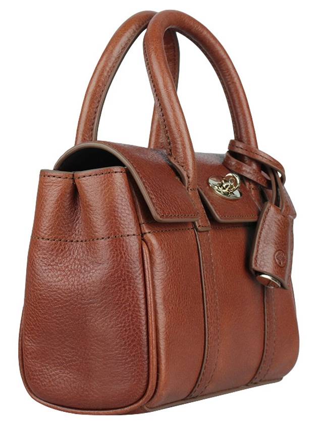 Mini Bayswater Tote Bag Brown - MULBERRY - BALAAN 5