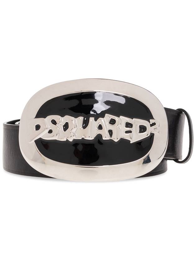 logo buckle leather belt BEW039912900001 - DSQUARED2 - BALAAN 2