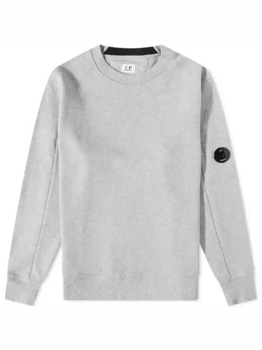 Diagonal Raised Fleece Sweatshirt Grey Melange - CP COMPANY - BALAAN 2