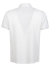 Piqué Polo Shirt White - FENDI - BALAAN 3