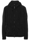 Chrome R Nylon Hooded Jacket Black - CP COMPANY - BALAAN 3