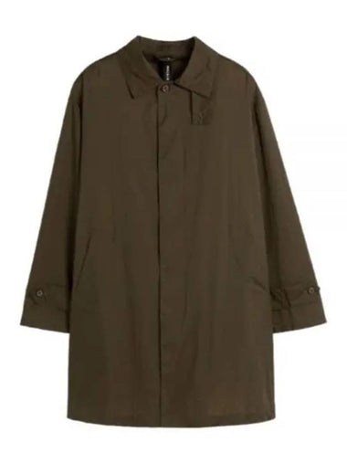 24 SOHO KHAKI NYLON PACKABLE RAINCOAT GMM 231 OC0375 - MACKINTOSH - BALAAN 1