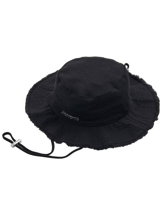 Le Bob Artichaut Bucket Hat Black - JACQUEMUS - BALAAN 2