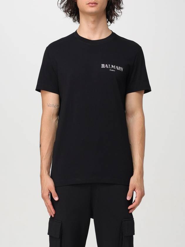 T-shirt Balmain con logo stampato - BALMAIN - BALAAN 1