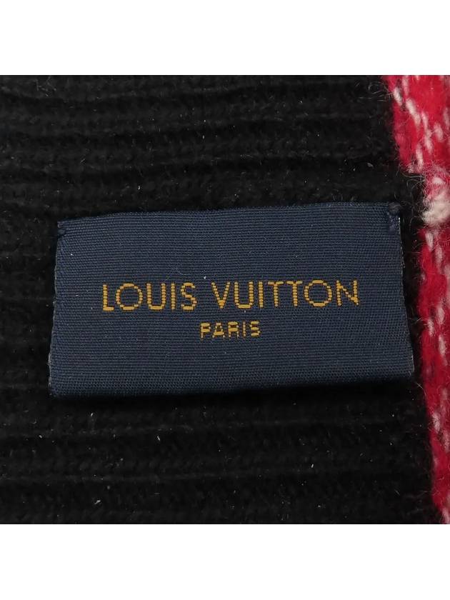 M77312 Red color BONNET DOUBLE LV cashmere blend women s beanie - LOUIS VUITTON - BALAAN 5