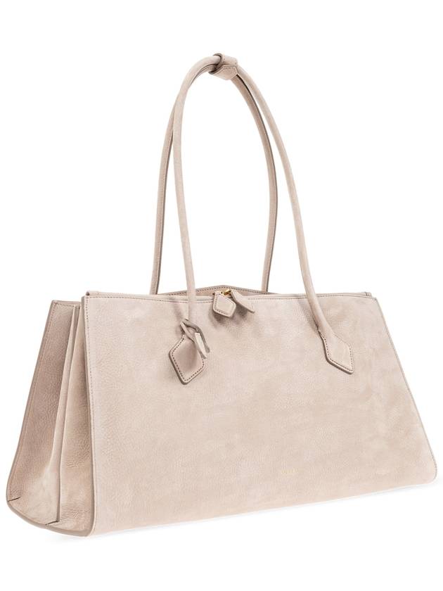 Alaïa Shoulder Bag Le Teckel Tote, Women's, Beige - ALAIA - BALAAN 4