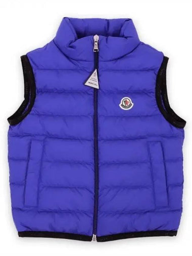 Kids CONTRIN Down Padded Vest Blue 1A00105 54A81 734 8 10A 270032 1101479 - MONCLER - BALAAN 1