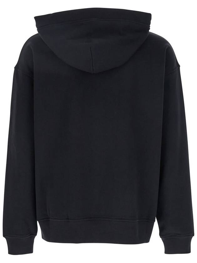 Black Sweatshirt With Drawstring Hood And Maxi Orb Logo On The Front In Cotton Man - VIVIENNE WESTWOOD - BALAAN 2