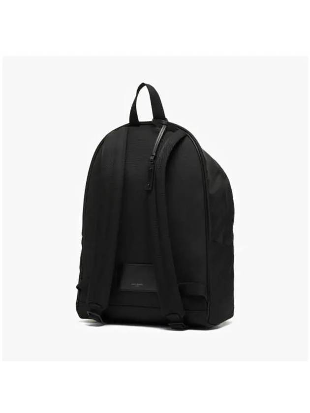 City Leather Trim Backpack Black - SAINT LAURENT - BALAAN 5