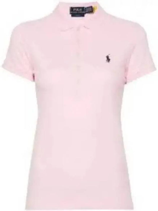 30 points W slim fit mesh polo pink - POLO RALPH LAUREN - BALAAN 2