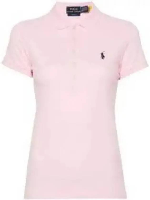 30 points W slim fit mesh polo pink - POLO RALPH LAUREN - BALAAN 1