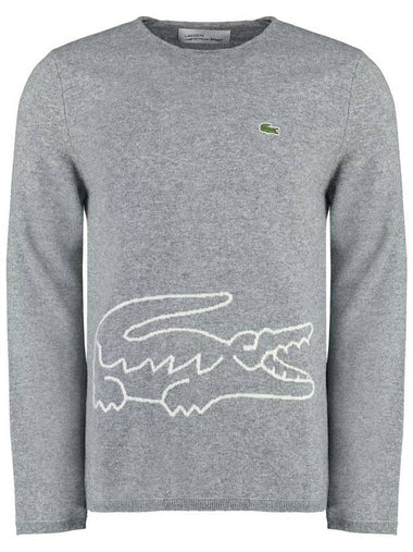 Comme Des Garçons Lacoste X Comme Des Garçons - Cotton Crew-Neck Sweater - COMME DES GARCONS - BALAAN 1