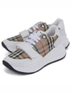 Ramsey Vintage Check Velcro Low Top Sneakers White Beige - BURBERRY - BALAAN 2