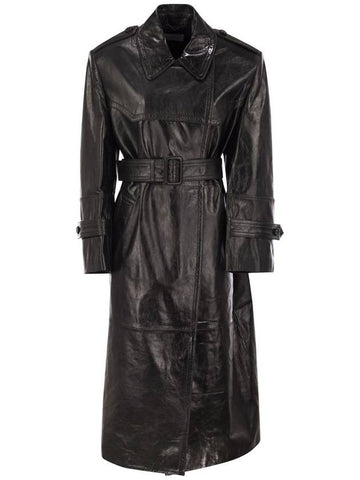 ALFEO1234 - Nappa leather trench coat - MAX MARA SPORTMAX - BALAAN 1