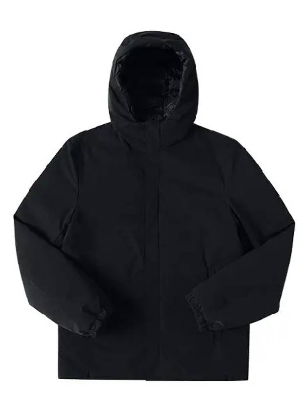 Re-Nylon Reversible Padded Jacket Black - PRADA - BALAAN 1