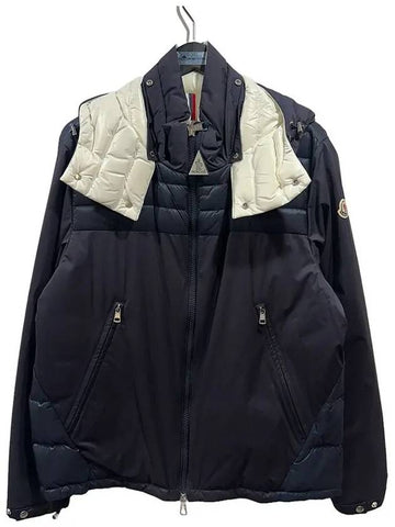 1A00001 539HW 740 DEFERRE Padding Navy - MONCLER - BALAAN 1