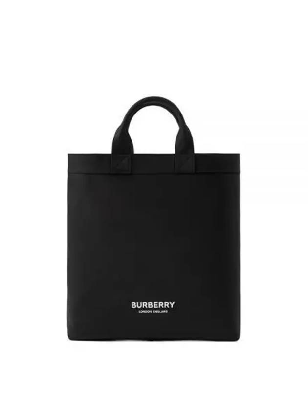 Logo Print Nylon Artie Tote Bag Black - BURBERRY - BALAAN 2