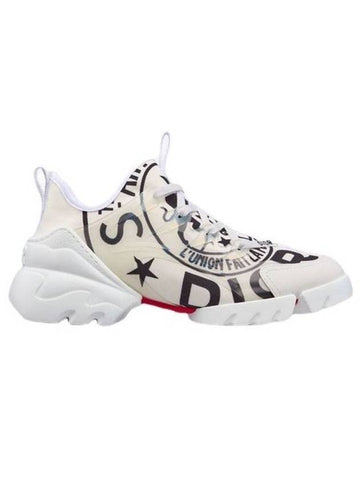 D-Connect Technical Fabric Low Top Sneakers White - DIOR - BALAAN 1