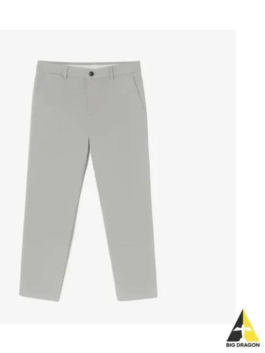 Men s Brushed Chino Light Gray - LACOSTE - BALAAN 1