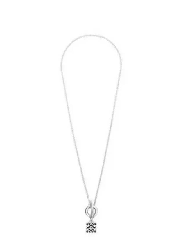 Anagram Pendant Necklace Silver - LOEWE - BALAAN 2