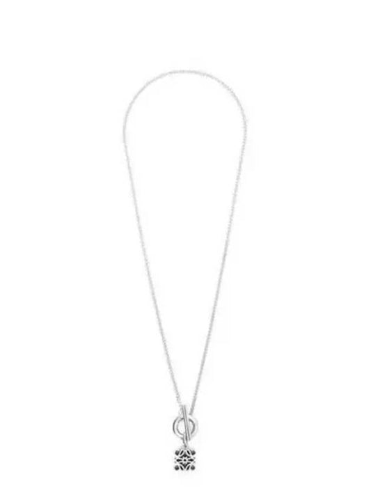 Anagram Pendant Necklace Silver - LOEWE - BALAAN 2