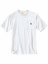 Workwear Pocket Short Sleeve T-Shirt White - CARHARTT - BALAAN 3