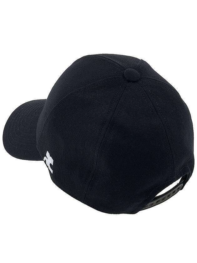 Signature AC Cotton Ball Cap Black - COURREGES - BALAAN 4