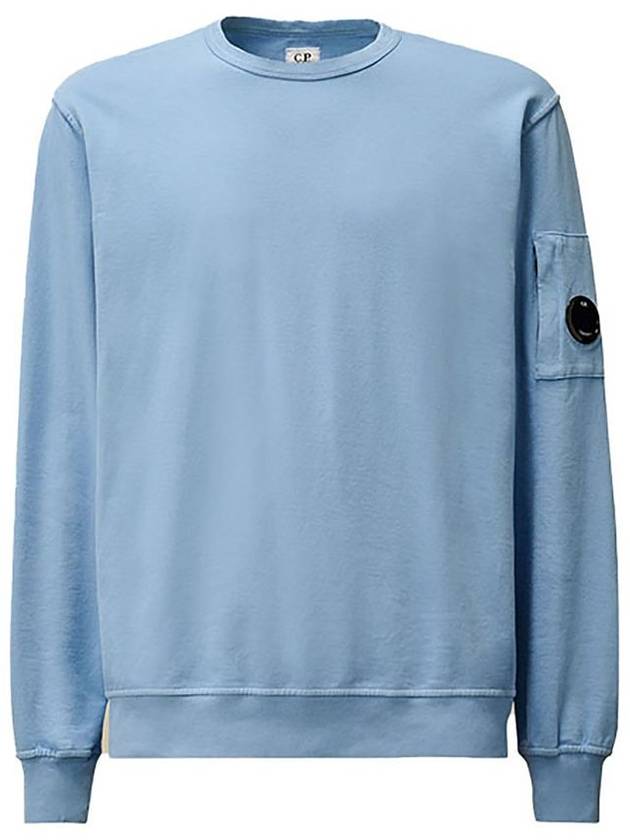 Lens Detail Sweatshirt Blue - CP COMPANY - BALAAN 3